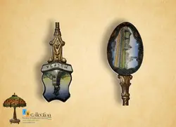 یک دست قاشق مینا جنس مسوار ‌روسی