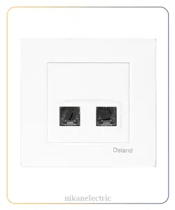 سوکت تلفن دوقلوی دلند مدل آسا