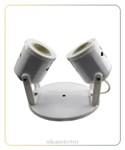 پایه چراغ سقفی دوشعله