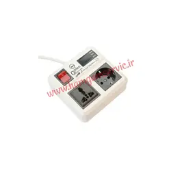 محافظ برق 2 خانه 3 شاخه گلدن الکترونیک