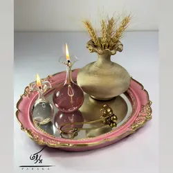 ست شمع و اکسسوری جلومبلی شیدا - فروشگاه اینترنتی پاراکا گالری