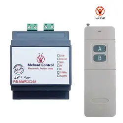 کنترل از راه دور 2 کانال 40 آمپر وای فای و ریموتی