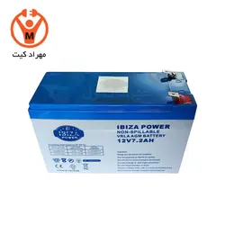 باتری ایبیزا پاور 7.2 آمپر 12 ولت