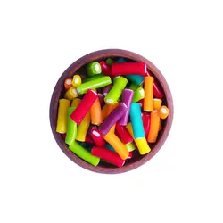 پاستیل لوله ای جلی مخلوط 3 سانتی