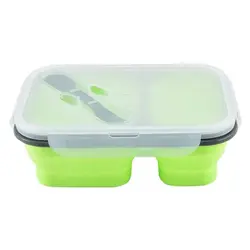 ظرف غذاخوری کوهنوردی سیلیکونی مدل BENTO