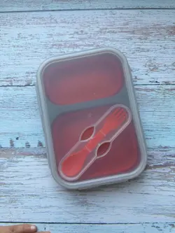 ظرف غذاخوری کوهنوردی سیلیکونی مدل BENTO