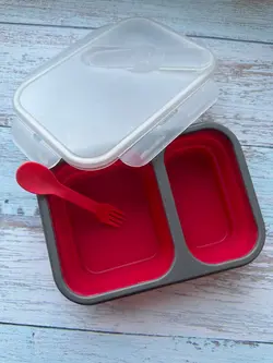 ظرف غذاخوری کوهنوردی سیلیکونی مدل BENTO