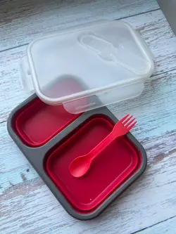 ظرف غذاخوری کوهنوردی سیلیکونی مدل BENTO