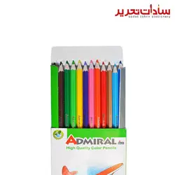 ADMIRAL کد 761C/12  مداد رنگي 12 رنگ جعبه مقوايي