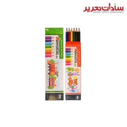 ADMIRAL کد 761C/6 مداد رنگي 6 رنگ جعبه مقوايي