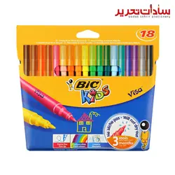 Bic ماژيک مقوايي 18 رنگ