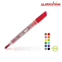 Bic ماژيک ميني 12 رنگ بليستري