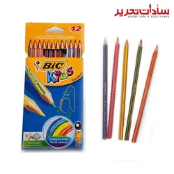 Bic مداد رنگي مقوايي 12 رنگ