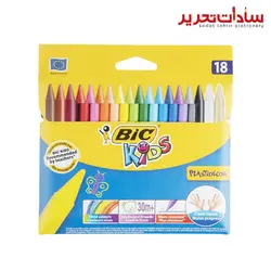 Bic مداد شمعي 18 رنگ