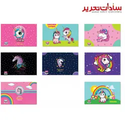clips کد 1452 پوشه دکمه دار A4 چاپي فانتزي