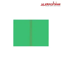 GOLF پوشه روغني خط دار 350 گرمي سبز