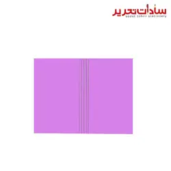 GOLF پوشه روغني خط دار 350 گرمي بنفش