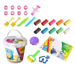 Looky خمیر بازی 10 رنگ سطلی