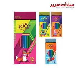 Looky مداد رنگي مقوايي 12 رنگ