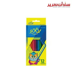 Looky مداد رنگي مقوايي 12 رنگ