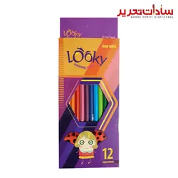 Looky مداد رنگي مقوايي 12 رنگ