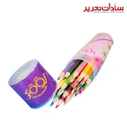 Looky مداد رنگي استوانه 24 رنگ