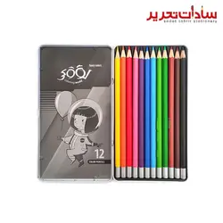 Looky مداد رنگي فلزي 12 رنگ