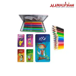 Looky مداد رنگي فلزي 12 رنگ