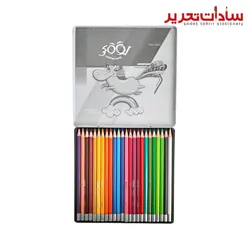 Looky مداد رنگي فلزي 24 رنگ