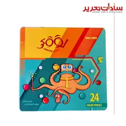 Looky مداد رنگي فلزي 24 رنگ