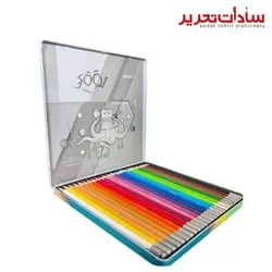 Looky مداد رنگي فلزي 24 رنگ