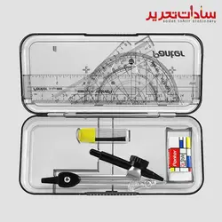 panter ست خط کش شفاف De Style چهار تکه