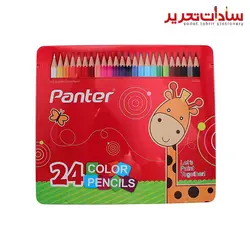panter مداد رنگي فلزي 24 رنگ