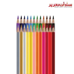 panter مداد رنگي فلزي استوانه 24 رنگ