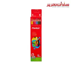 panter مداد رنگي مقوايي 6 رنگ