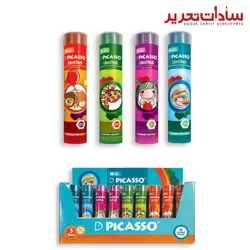 PICASSO مداد 12 رنگ فلزی استوانه