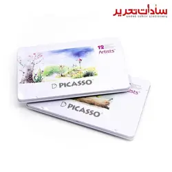 PICASSO مداد رنگي آرتيست فلزي 12 رنگ