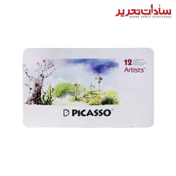 PICASSO مداد رنگي آرتيست فلزي 12 رنگ
