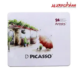 PICASSO مداد رنگي آرتيست فلزي 24 رنگ