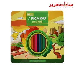 PICASSO مداد رنگي فلزي 24 رنگ