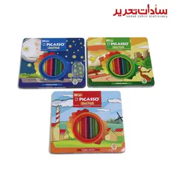 PICASSO مداد رنگي فلزي 24 رنگ