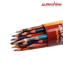 PICASSO مداد رنگي فلزي استوانه 24 رنگ