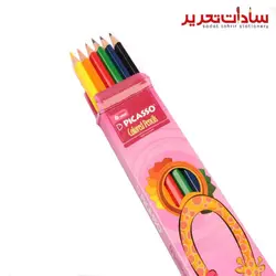 PICASSO مداد رنگي مقوايي 6 رنگ