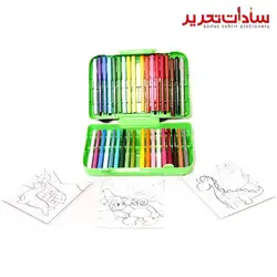 school fans کد 9274 ست ماژيک اتوبوسي 36 رنگ