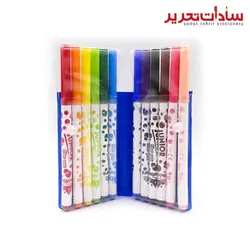 school fans کد 9281 ماژيک کيفي 12 رنگ