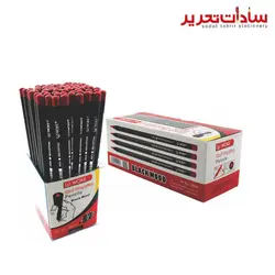 WOKE کد 20024 مداد قرمز کپي گرد با چوب مشکي صدفي