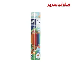 STAEDTLER مداد 12 رنگ استوانه Noris آلمانی 12