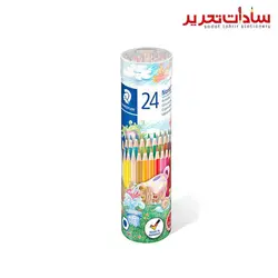 STAEDTLER مداد 24 رنگ استوانه Noris آلمانی 6