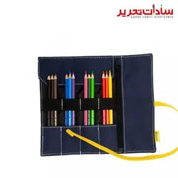 ARAMI کد 540 جامدادی و مداد 12 رنگ سه گوش کیفی