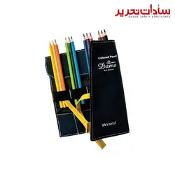 ARAMI کد 540 جامدادی و مداد 12 رنگ سه گوش کیفی